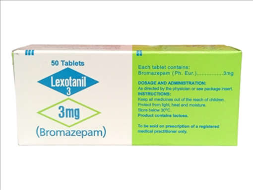 Picture of Lexotanil 3mg Tab 1x50s